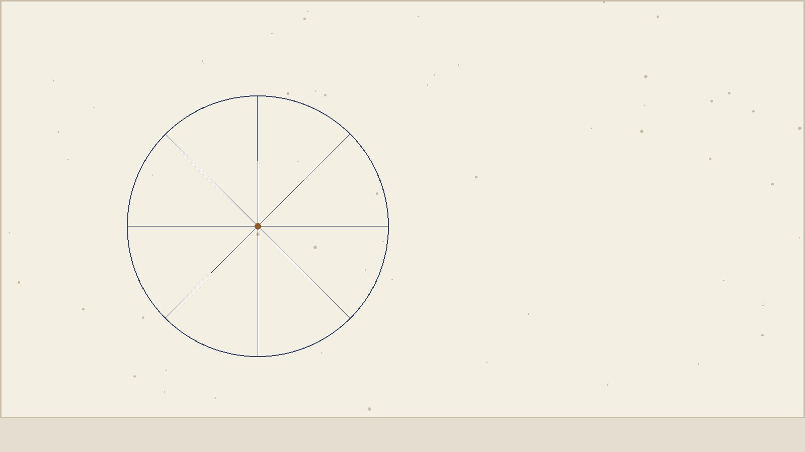 Ligne d'horizon stylisée avec un point de lever marqué à l'est, en évocation du calcul de l'ascendant