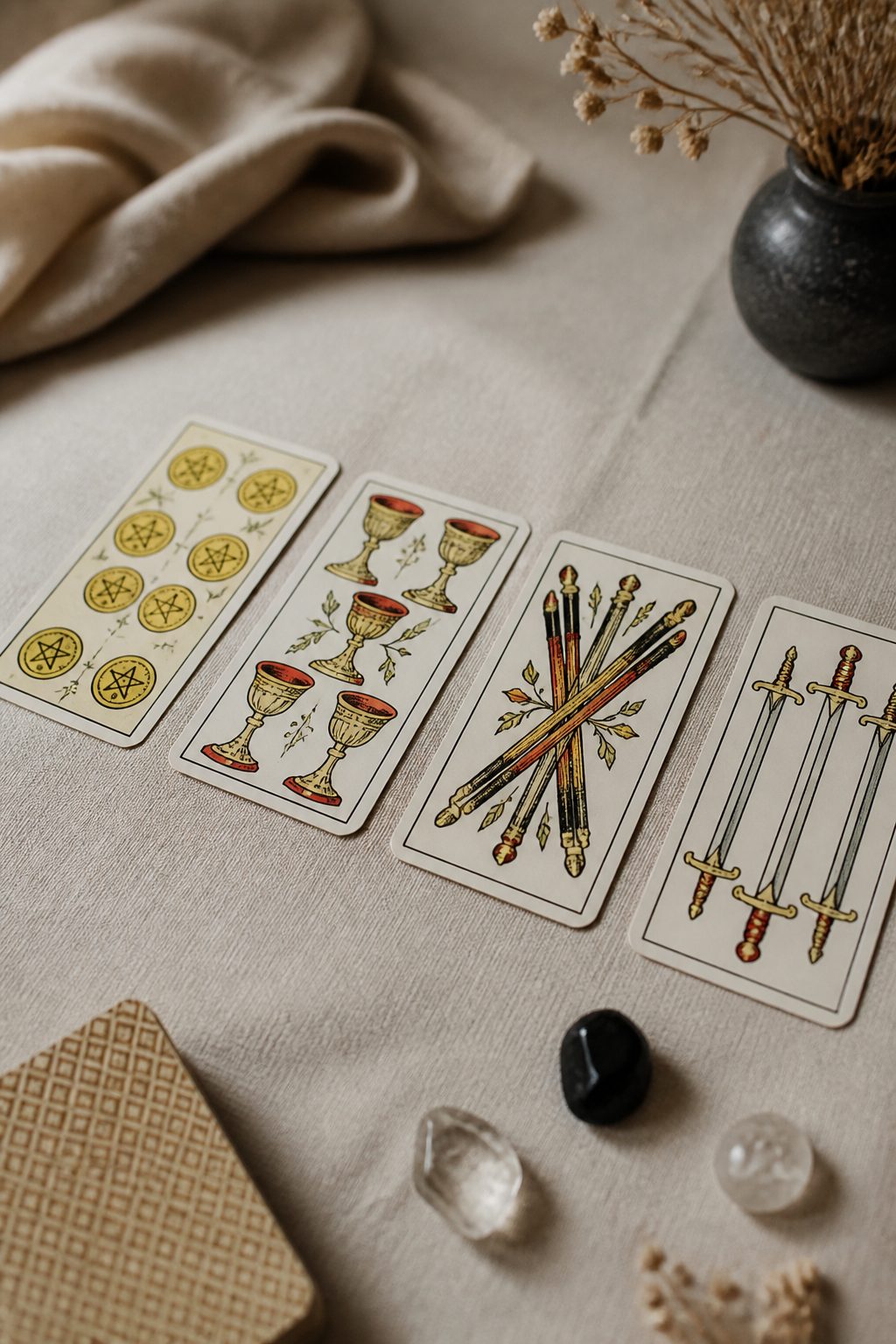 Les repères : Les arcanes mineurs du tarot : les quatre familles : Astro Vision Avenir